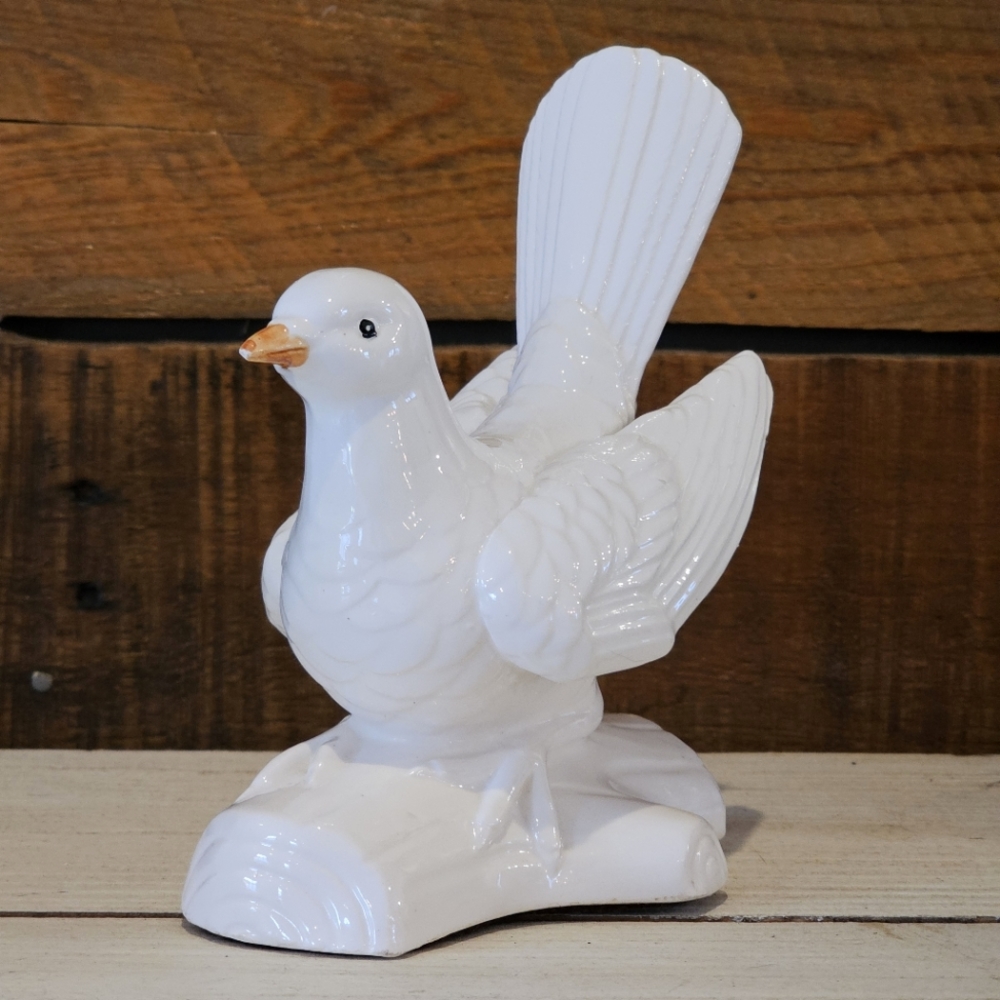 🐕 Vintage '75 Fitz & Floyd ceramic dove figurine